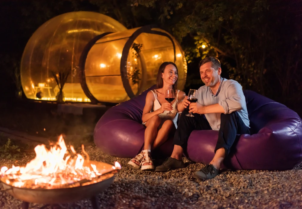 innovative transparent bubble tents